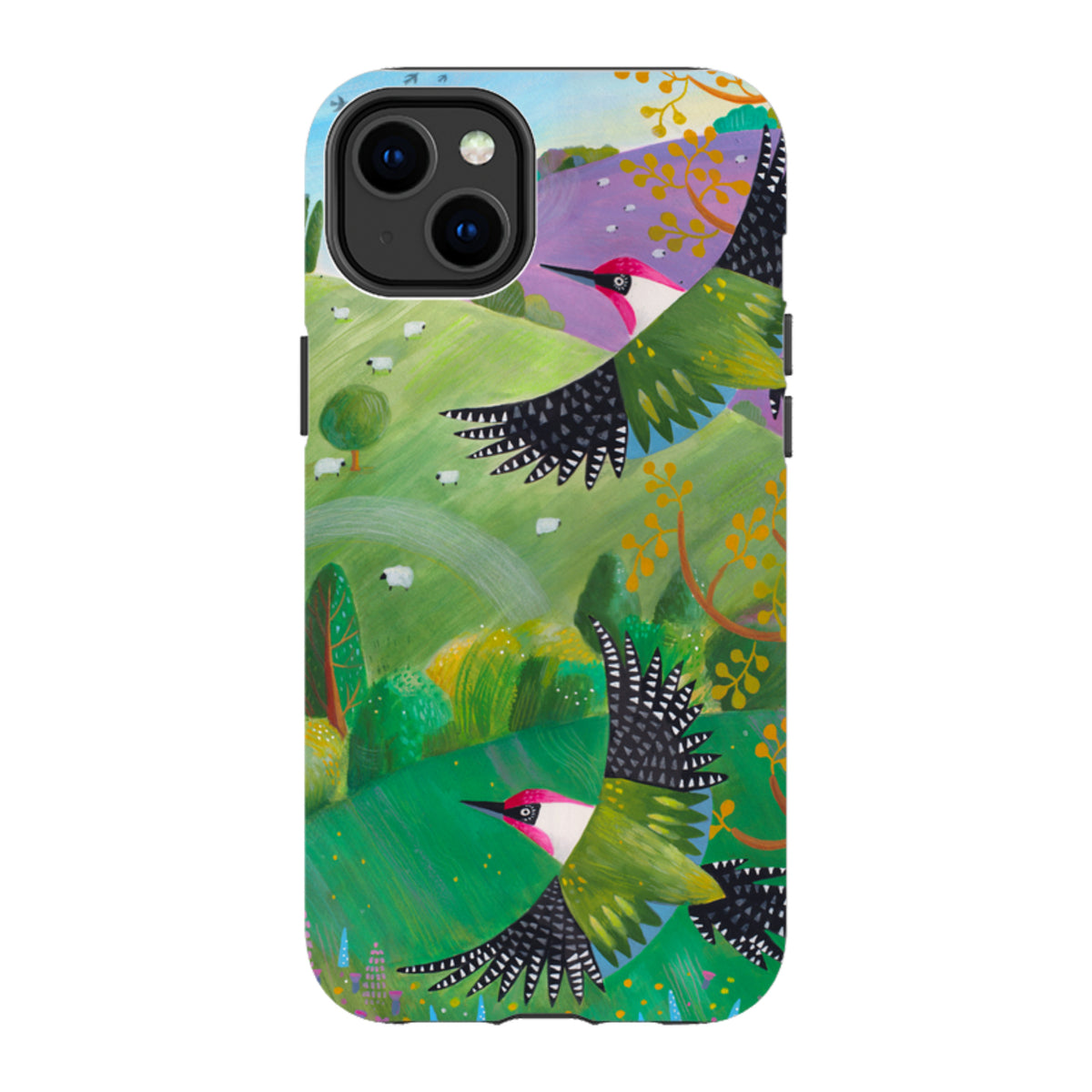 iPhone Tough Case - Woodpeckers By Bex Parkin