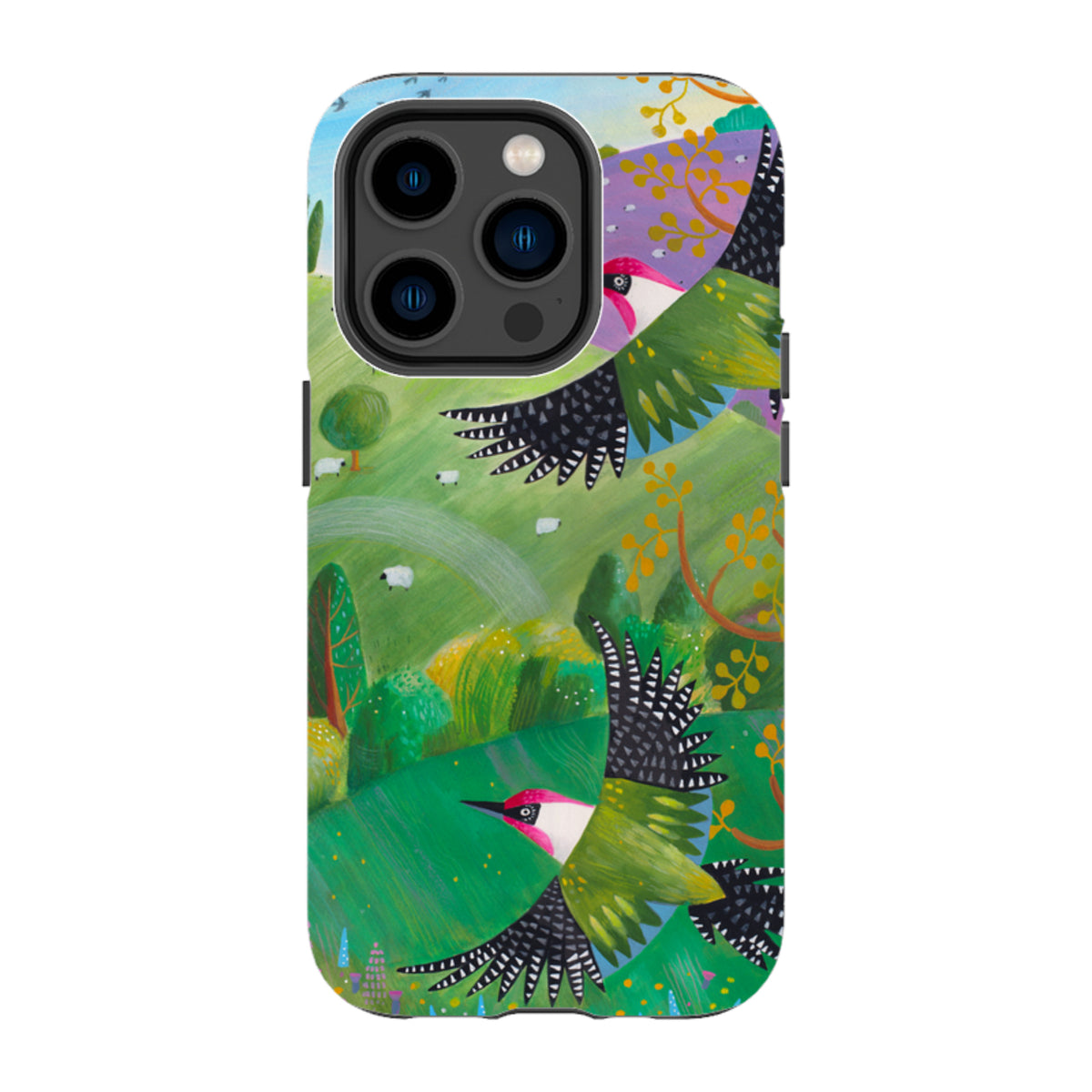 iPhone Tough Case - Woodpeckers By Bex Parkin