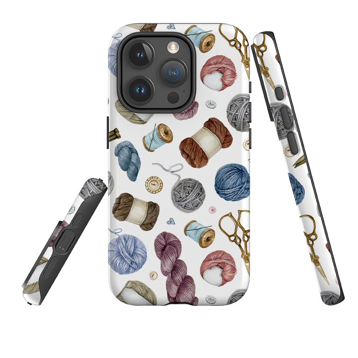 iPhone Schutzhülle Robust - Wollmuster