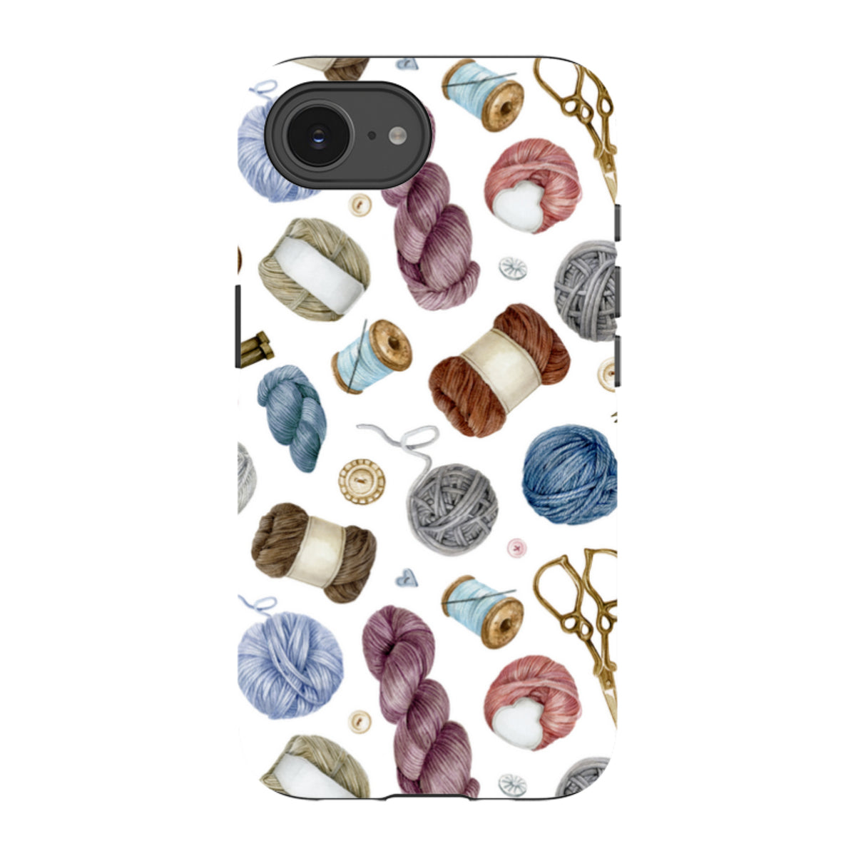 iPhone Schutzhülle Robust - Wollmuster
