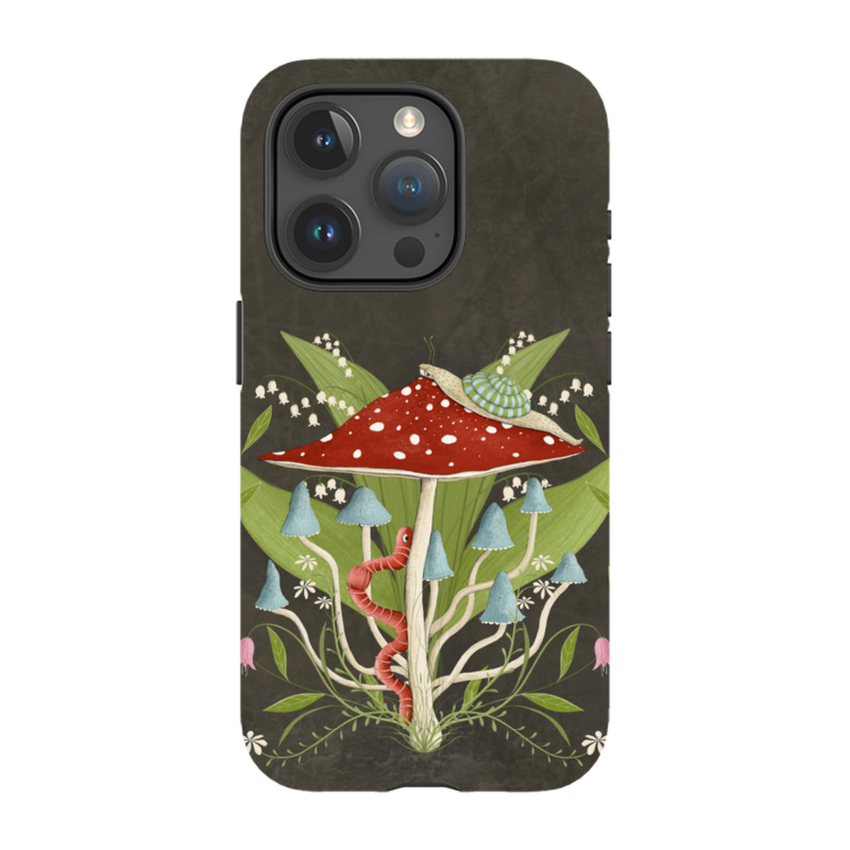 iPhone Tough Case - Worm By Maja Lindberg