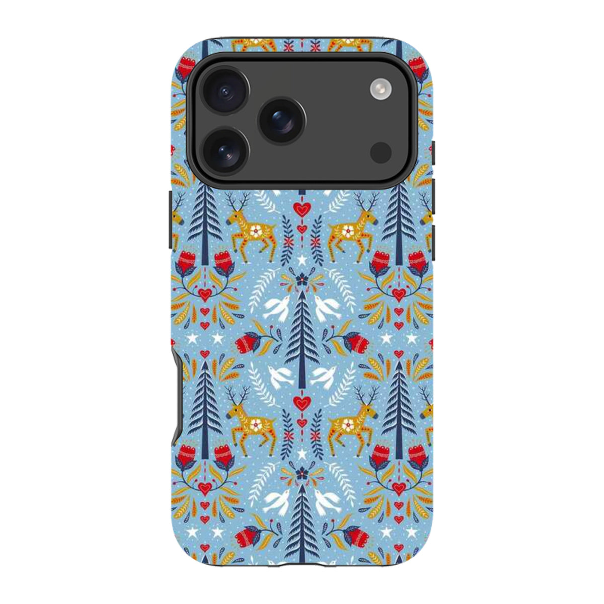 iPhone Tough Case - Xmas Pattern By Suzy Taylor