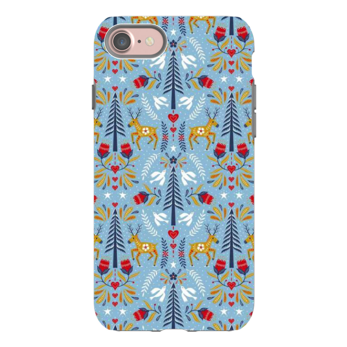 iPhone Tough Case - Xmas Pattern By Suzy Taylor