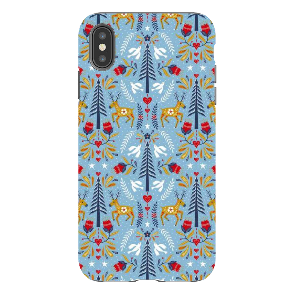 iPhone Tough Case - Xmas Pattern By Suzy Taylor