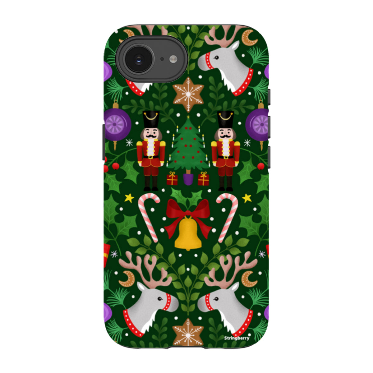 iPhone Tough Case - Xmas Pattern I By Bex Parkin