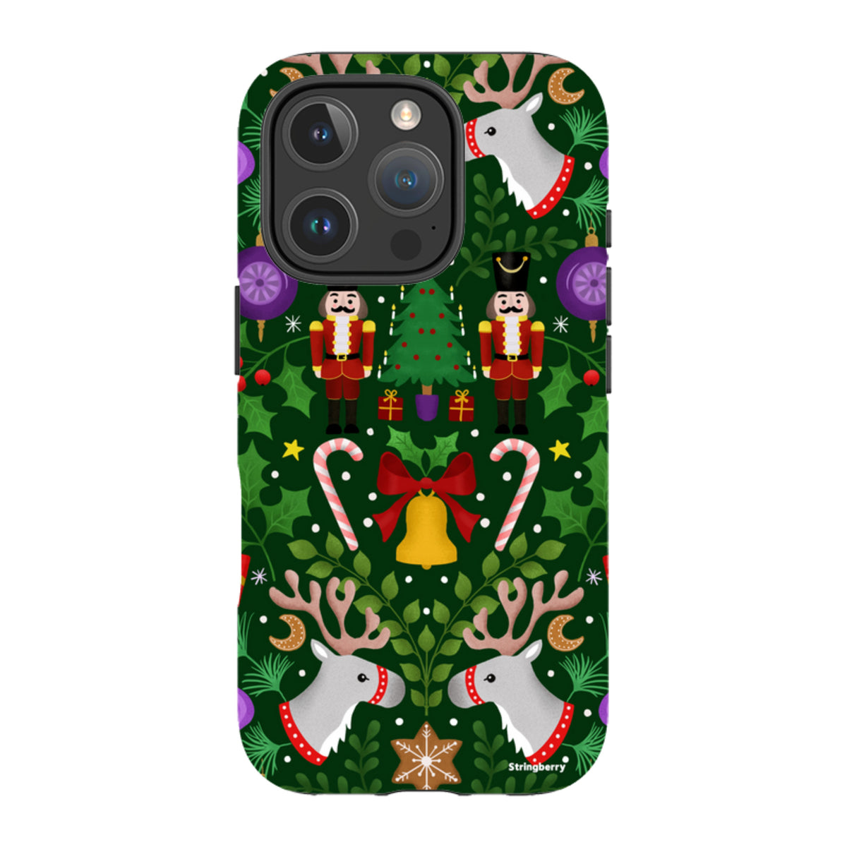 iPhone Tough Case - Xmas Pattern I By Bex Parkin