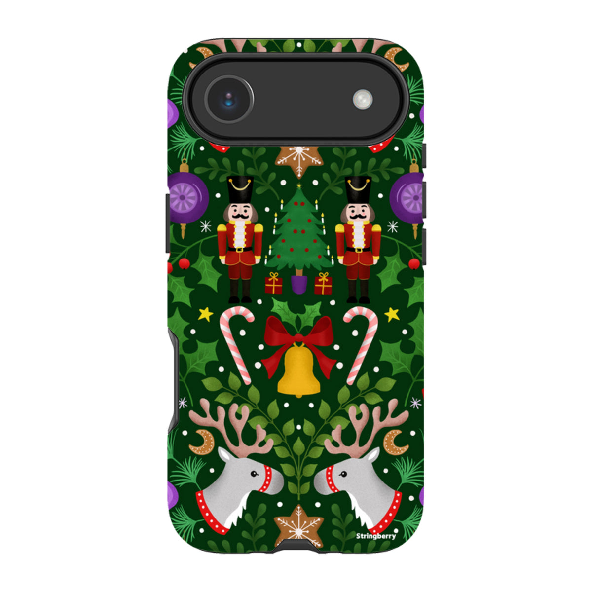 iPhone Tough Case - Xmas Pattern I By Bex Parkin