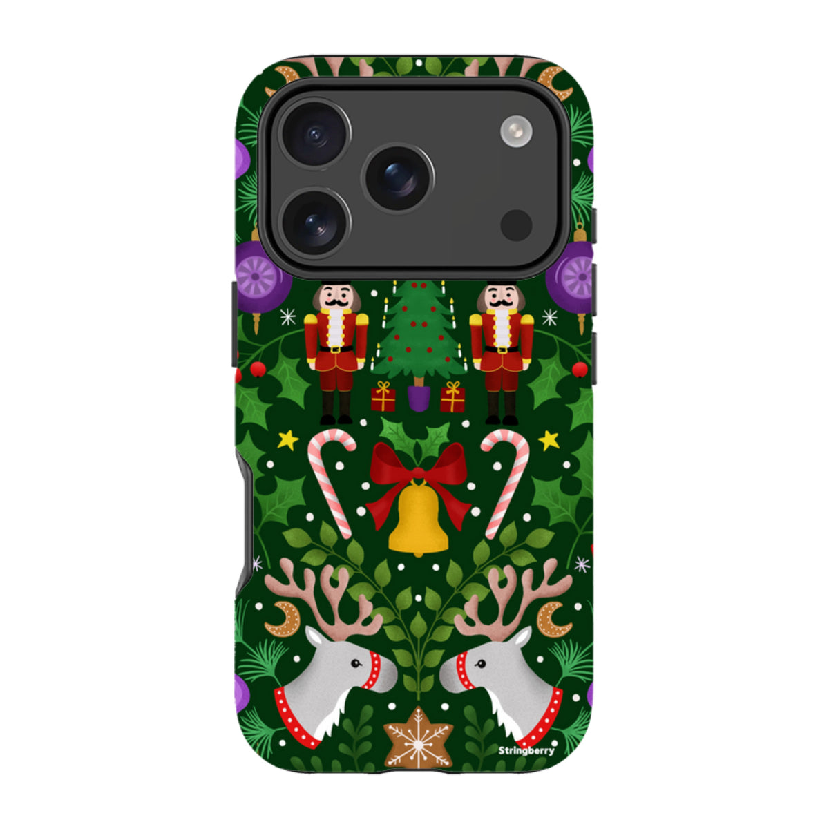 iPhone Tough Case - Xmas Pattern I By Bex Parkin