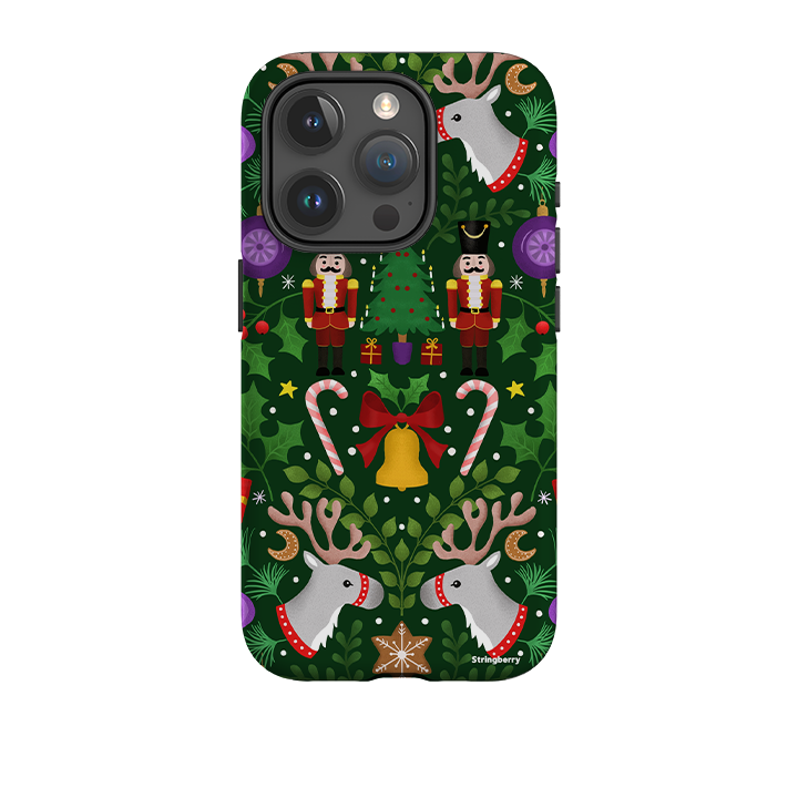 iPhone Tough Case - Xmas Pattern I By Bex Parkin