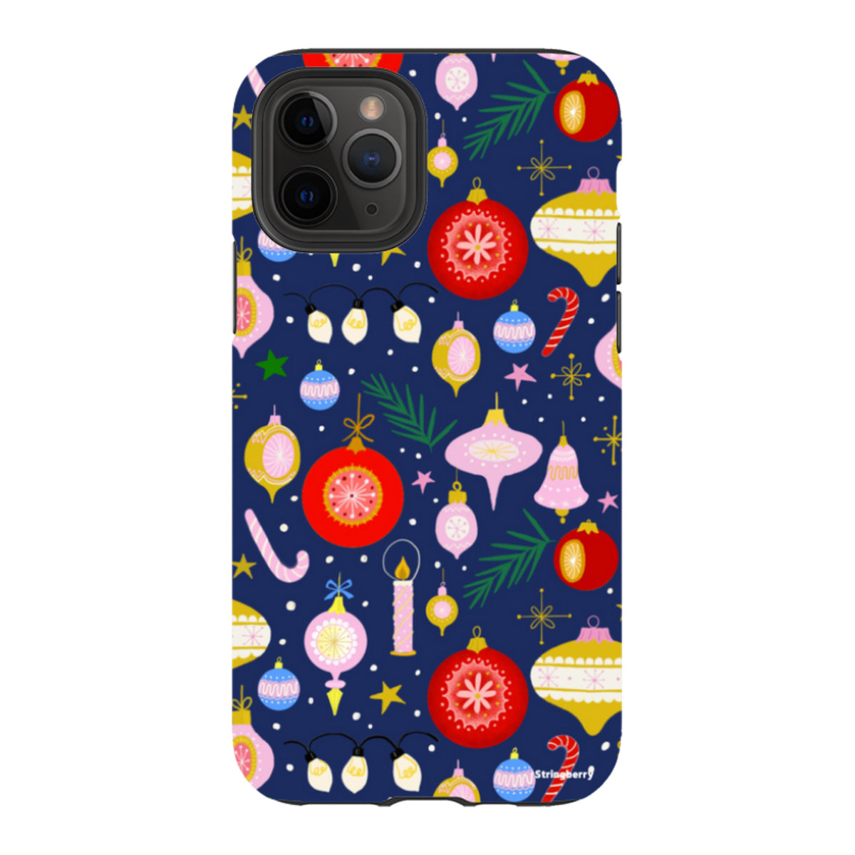 iPhone Tough Case - Xmas Pattern II By Bex Parkin
