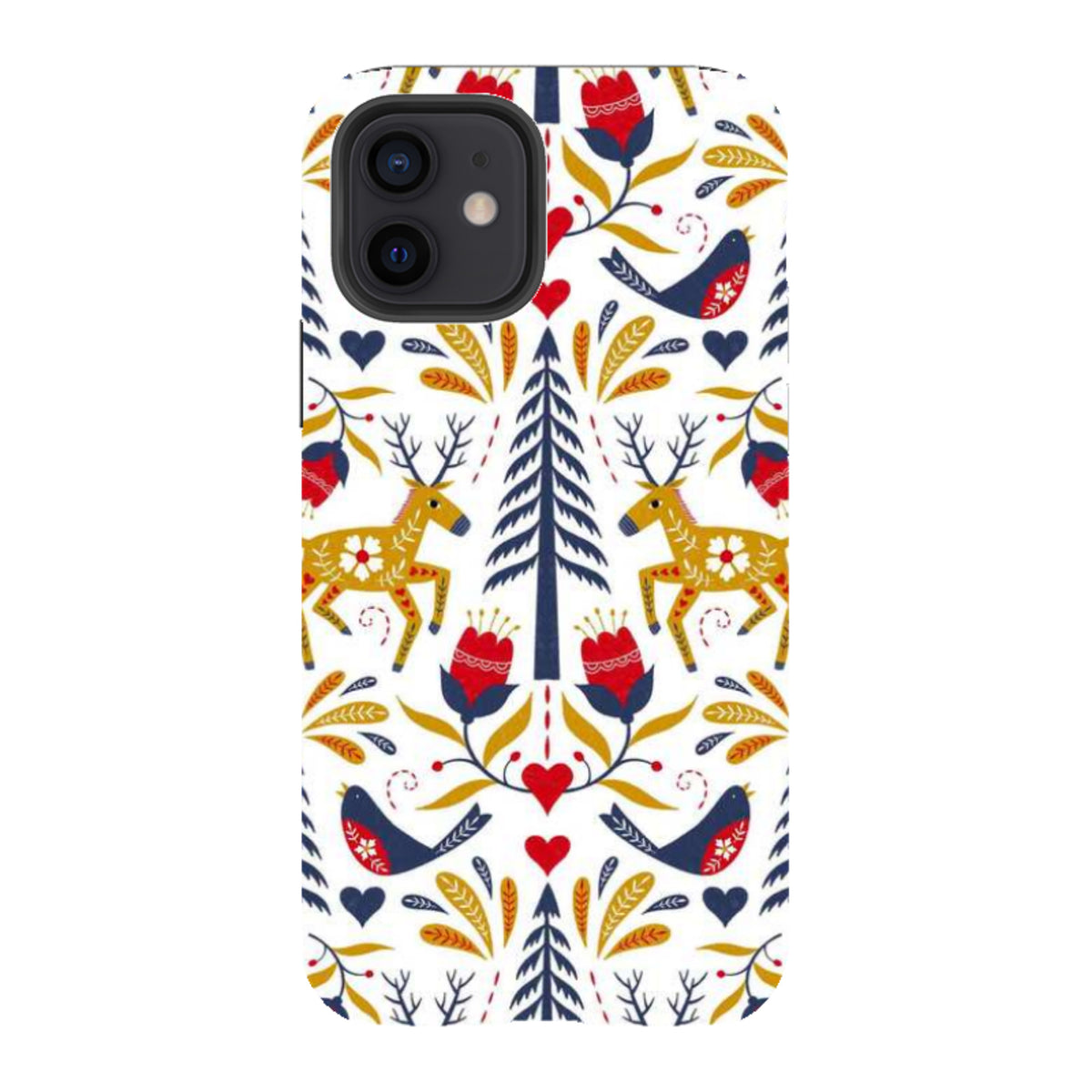 iPhone Tough Case - Xmas Pattern II By Suzy Taylor