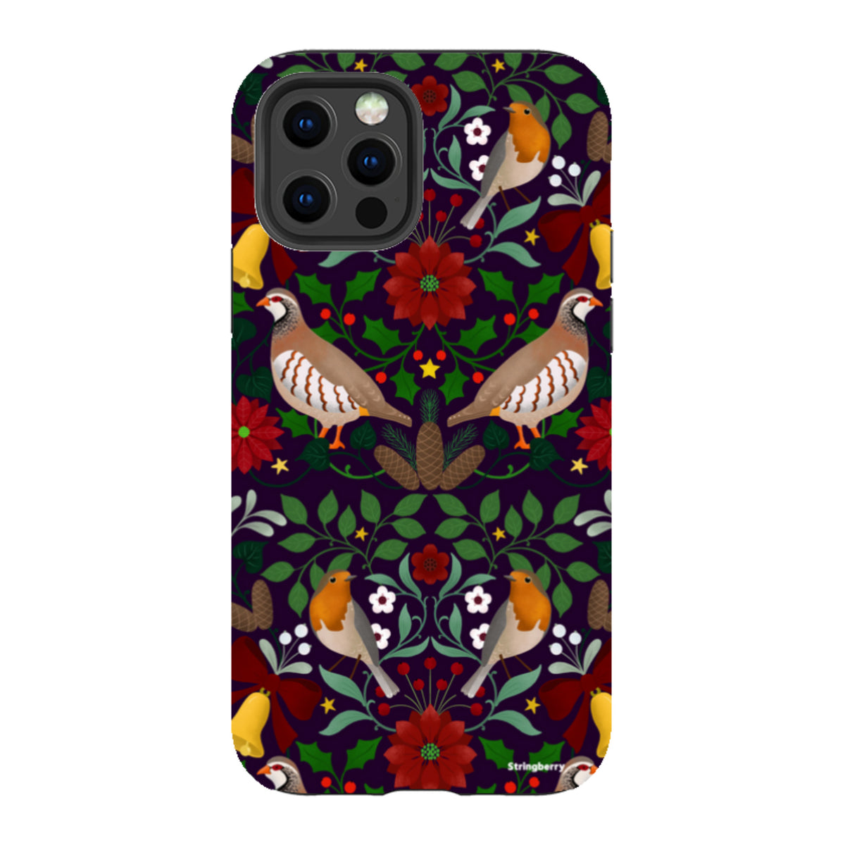 iPhone Tough Case - Xmas Pattern III By Bex Parkin