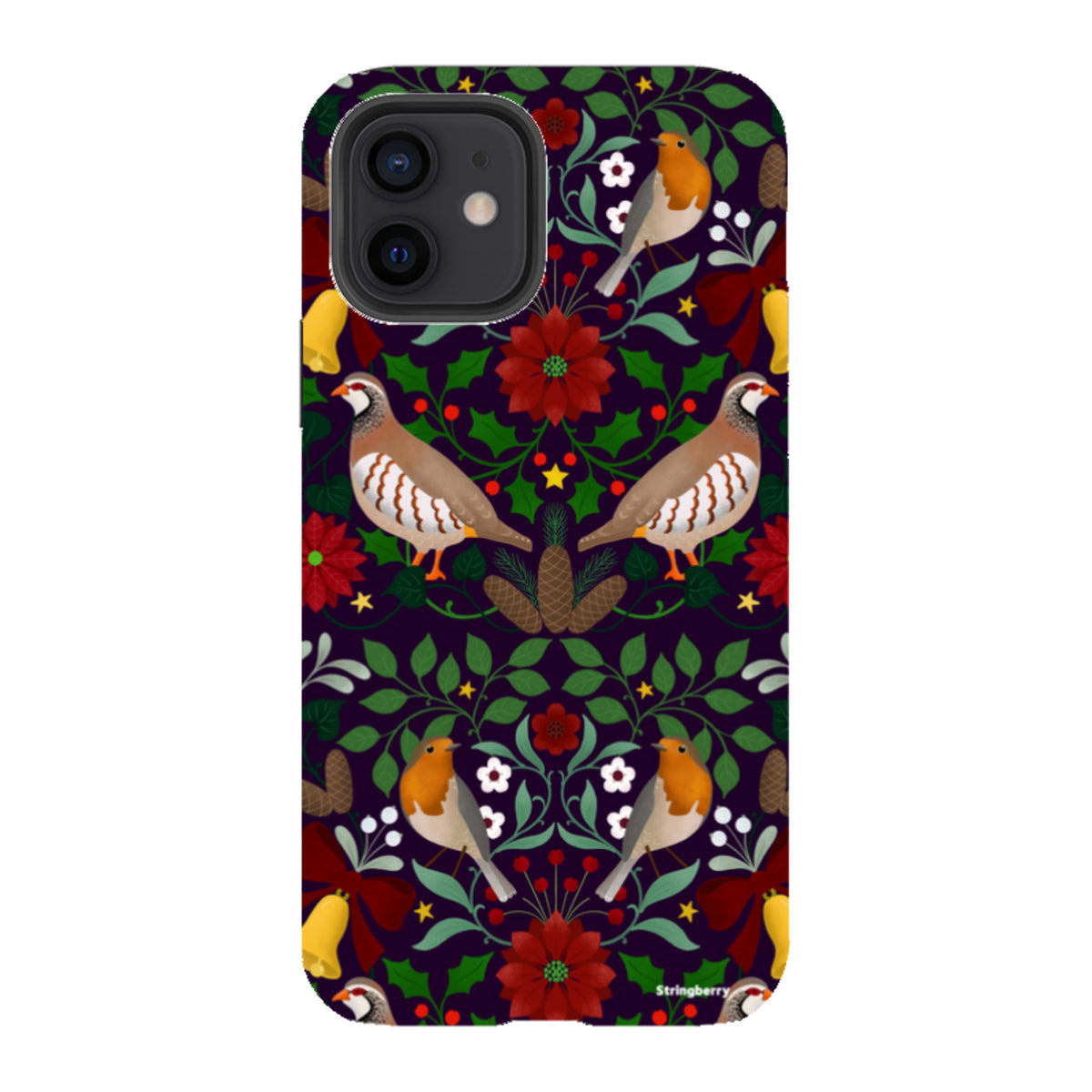 iPhone Tough Case - Xmas Pattern III By Bex Parkin