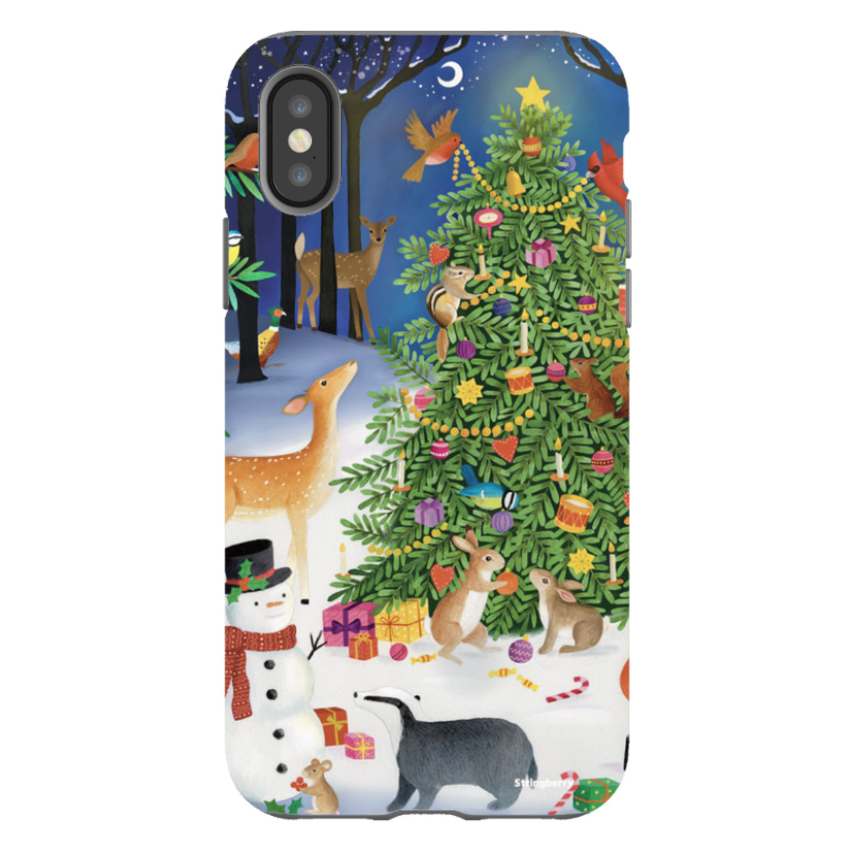 iPhone Tough Case - Weihnachtsmuster IV von Bex Parkin