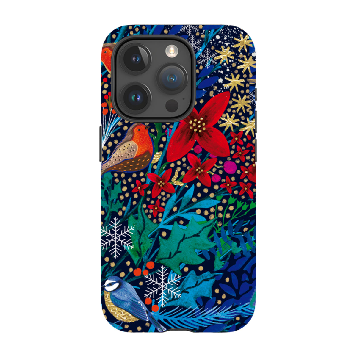 iPhone Tough Case - Xmas Robin II By Emma Frances Grant