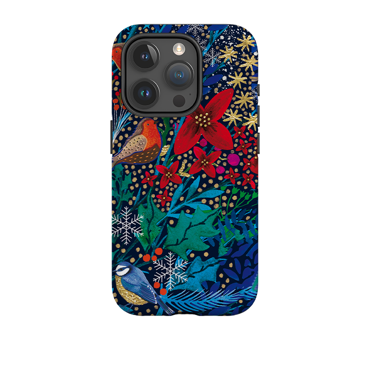 iPhone Tough Case - Xmas Robin II By Emma Frances Grant