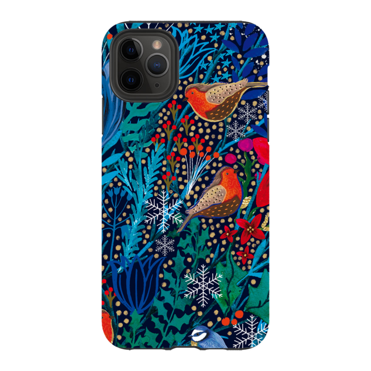 iPhone Tough Case - Xmas Robin III By Emma Frances Grant