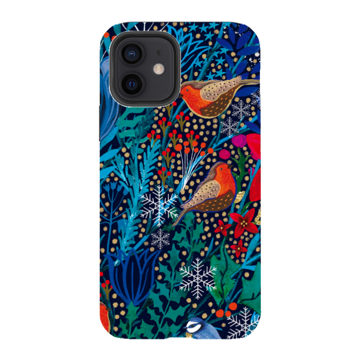 iPhone Tough Case - Xmas Robin III By Emma Frances Grant