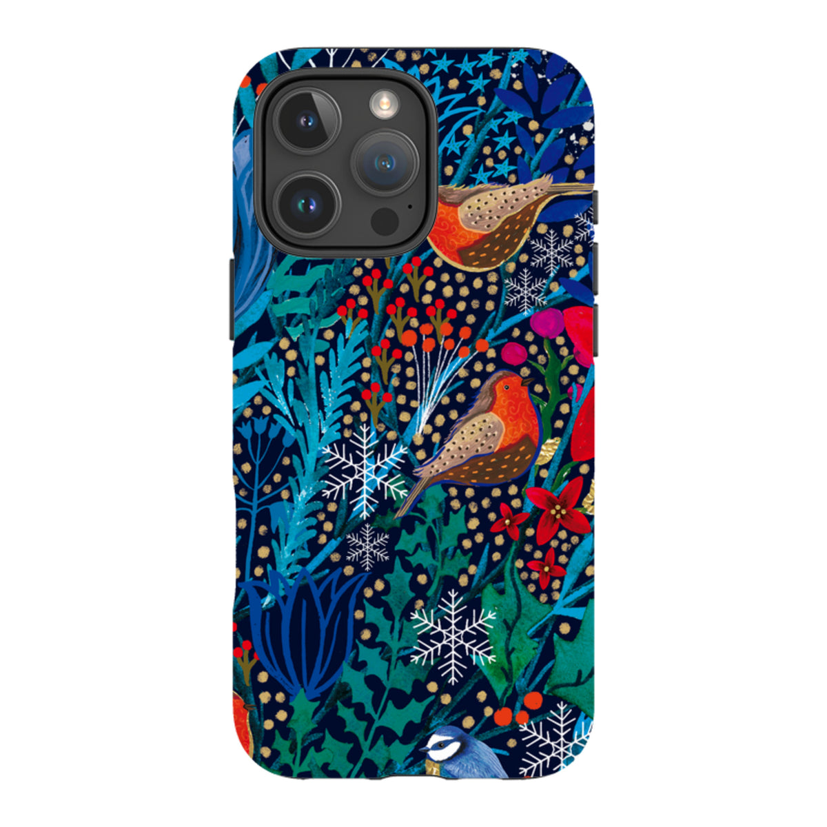 iPhone Tough Case - Xmas Robin III By Emma Frances Grant