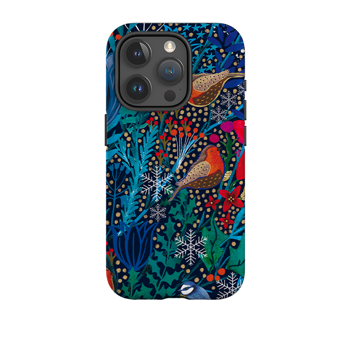 iPhone Tough Case - Xmas Robin III By Emma Frances Grant