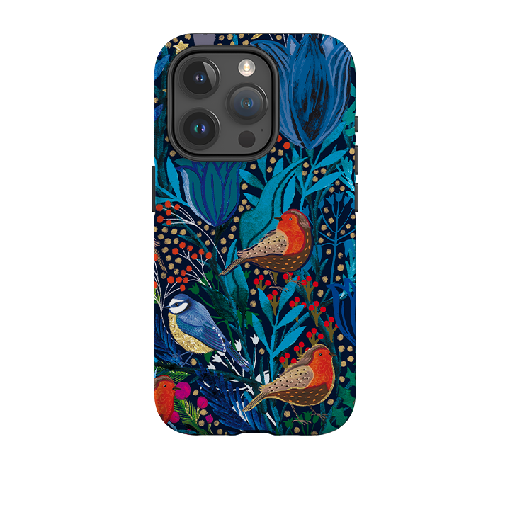 iPhone Schutzhülle Robust - Weihnachtsrotkehlchen IV Von Emma Frances Grant
