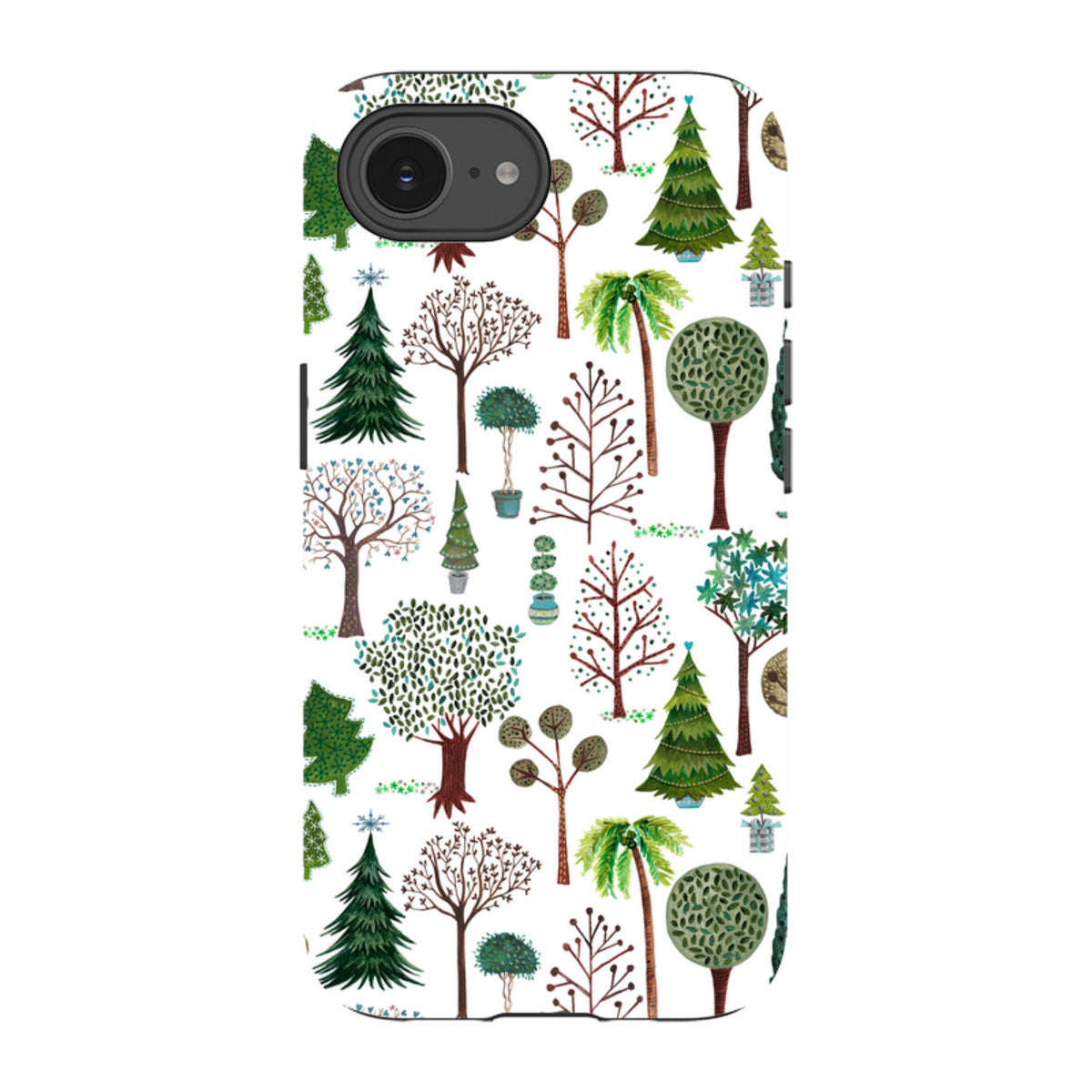 iPhone Tough Case - Xmas Trees By Caroline Bonne Muller