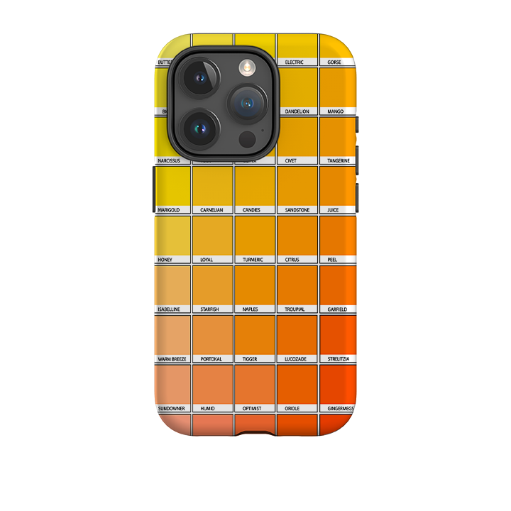iPhone Tough Case - Yellow Chromology By Kitty Joseph