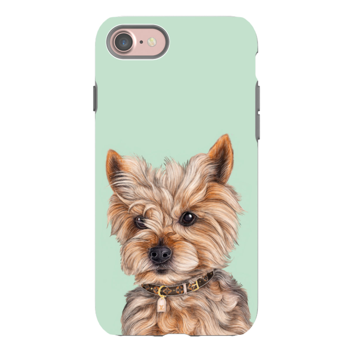 iPhone Tough Case - Yorkie By Catherine Rowe