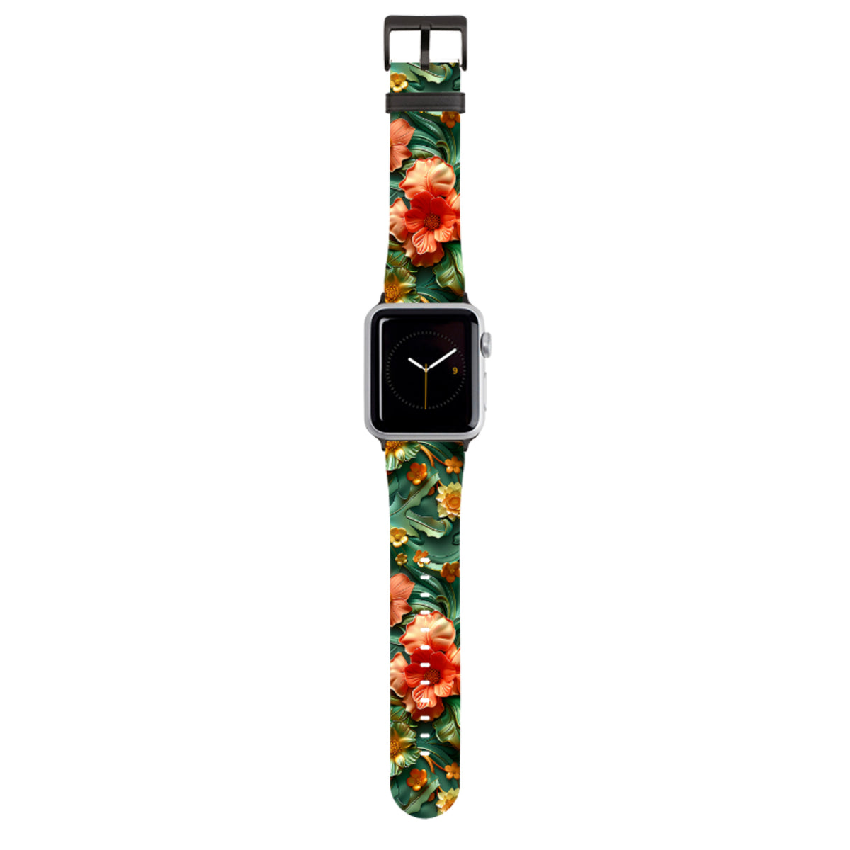 Jade Floral Apple Watch Strap