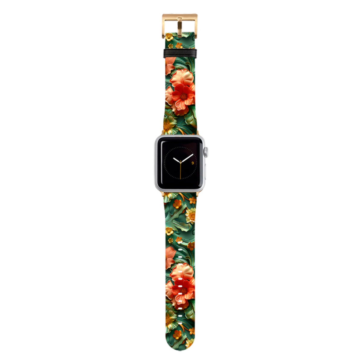 Jade Floral Apple Watch Strap