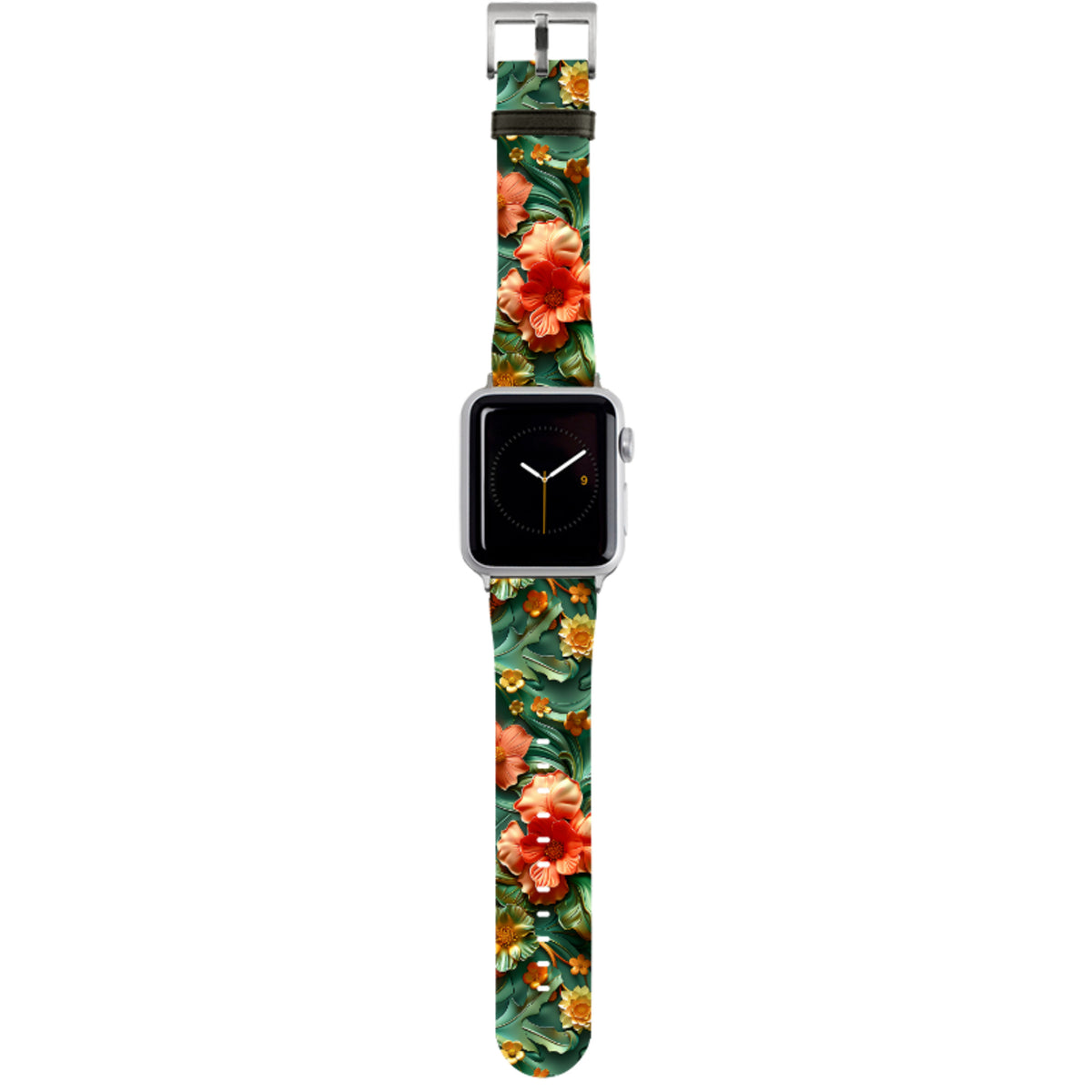 Jade Floral Apple Watch Strap