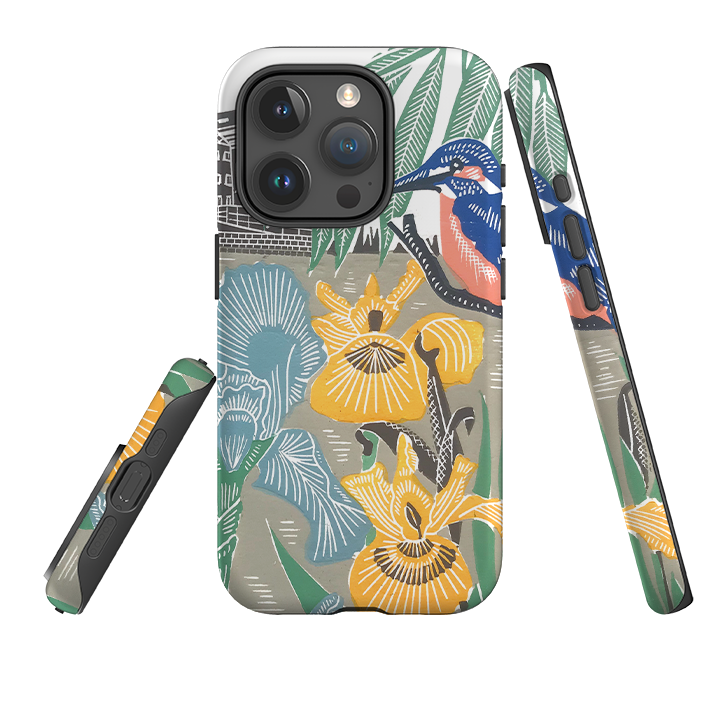 iPhone Tough Case - Kingfisher At The Mill By Kate Heiss