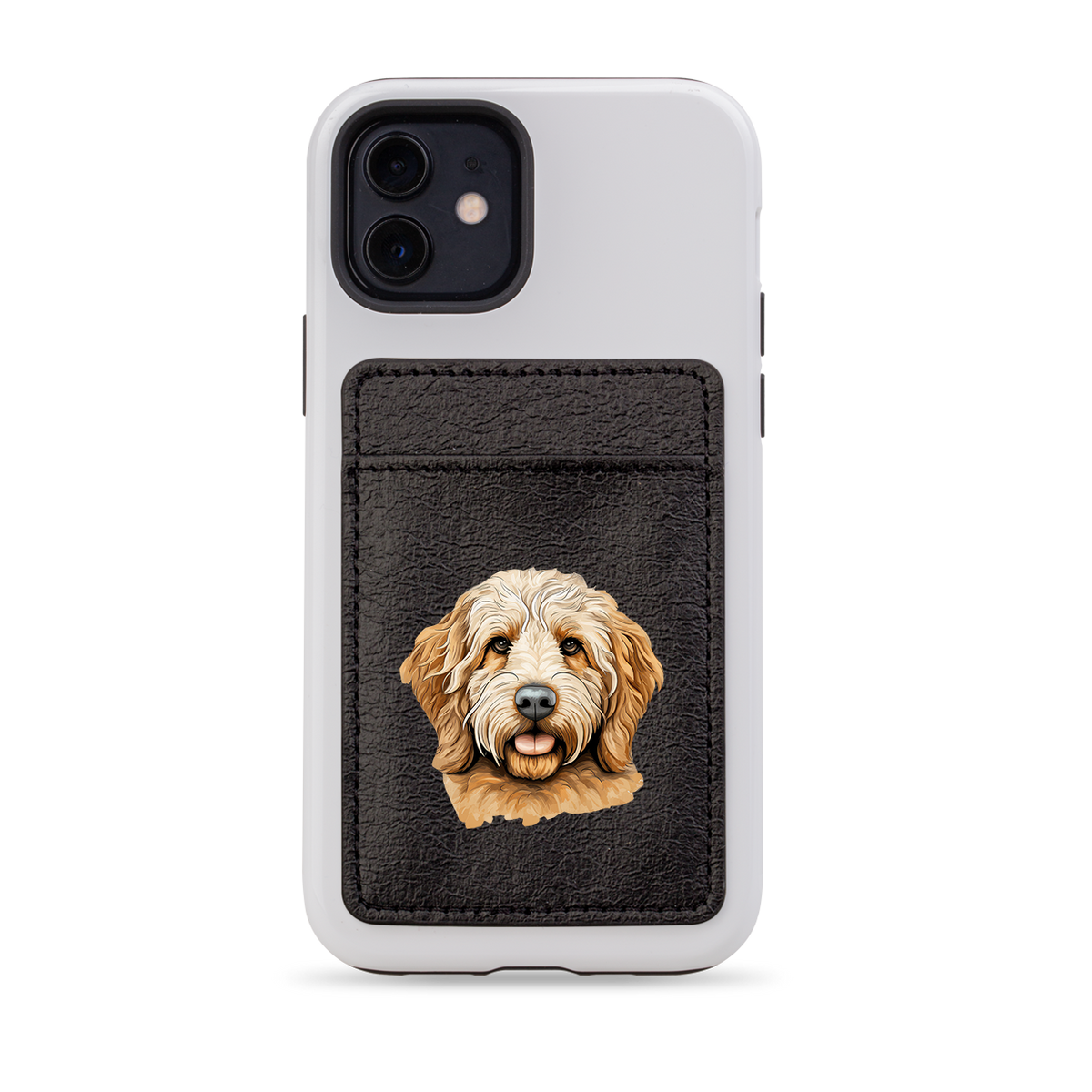 Labradoodle MagSafe Wallet- Black