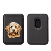 Labradoodle MagSafe Wallet- Black