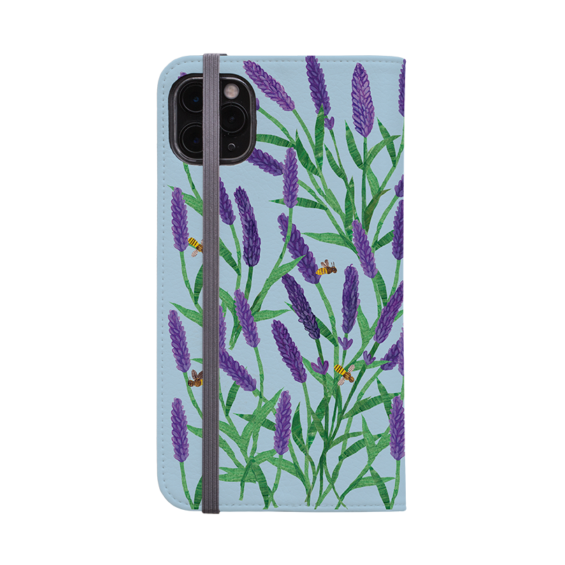 Lavender Wallet Case By Tracey English