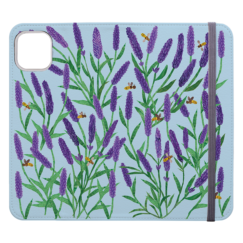 Lavender Wallet Case By Tracey English