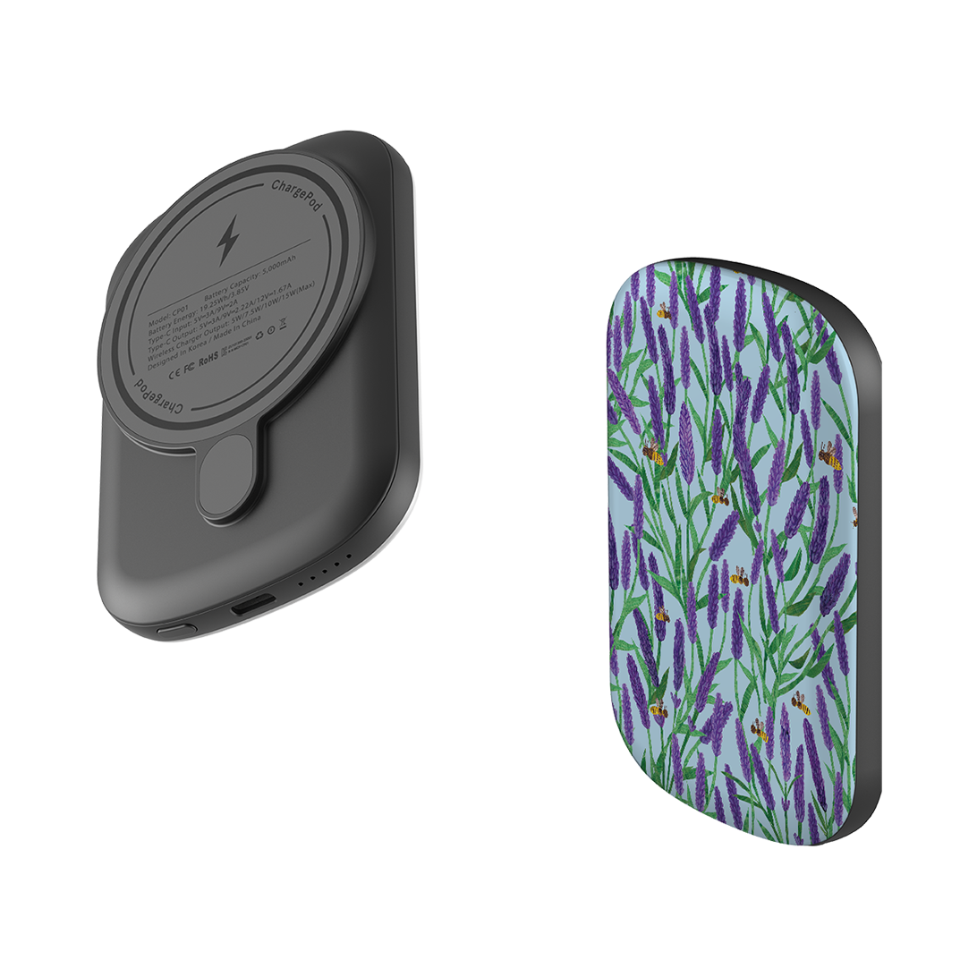 MagSafe Power Bank - Lavender By Tracey English