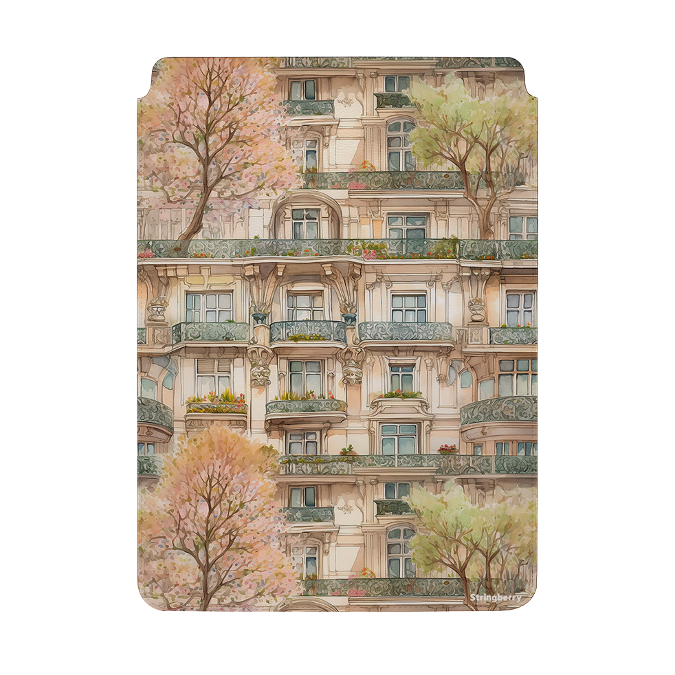 Le Marais Houses Laptop, Kindle & iPad Sleeve