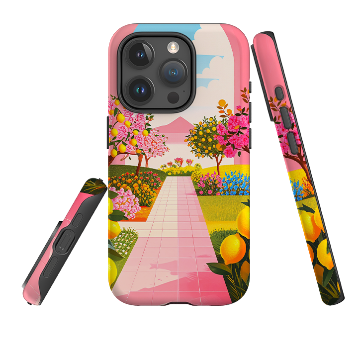 iPhone Tough Case - Lemon Gardens