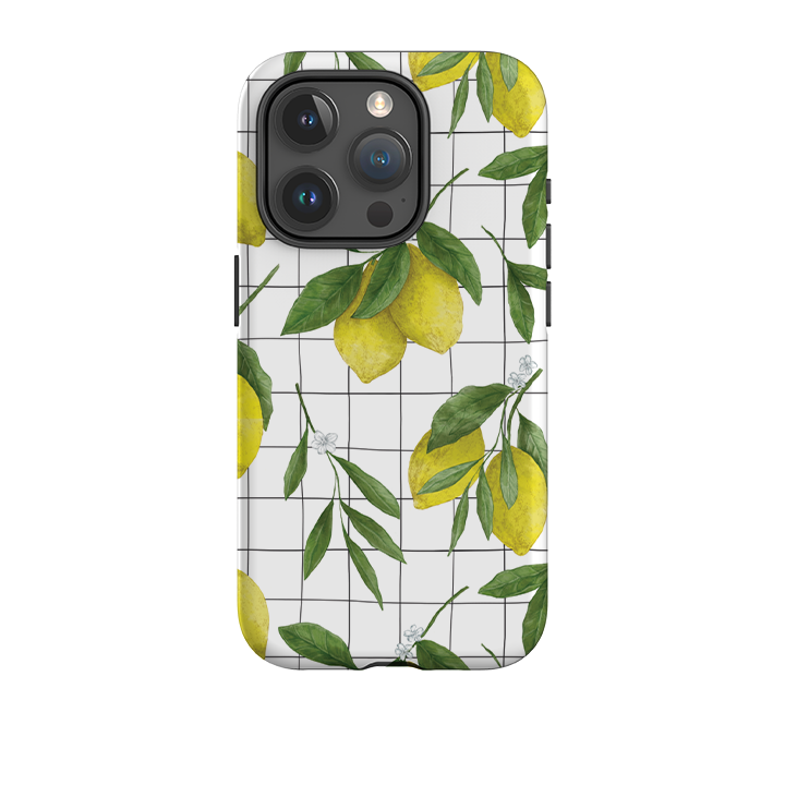 iPhone Tough Case - Lemons 1 By Jade Mosinski