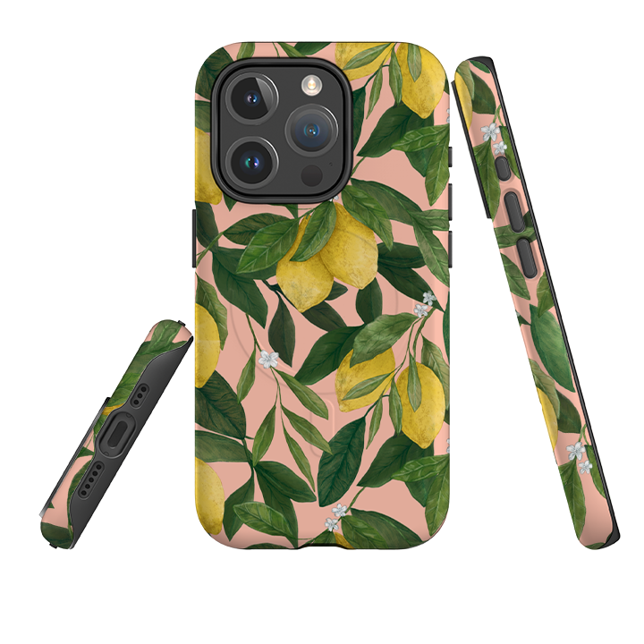 iPhone MagSafe Tough Case -  Lemons By Jade Mosinski