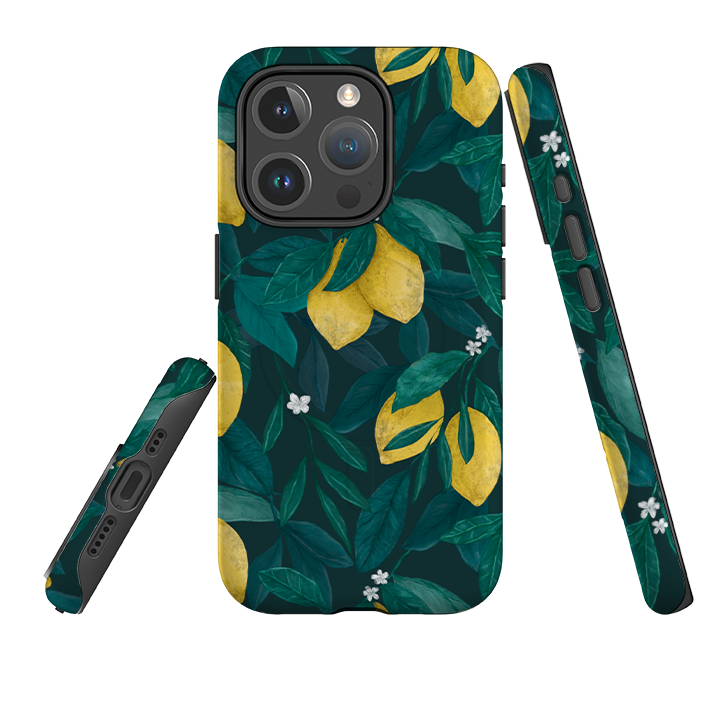 iPhone MagSafe Tough Case -  Lemons 2 By Jade Mosinski