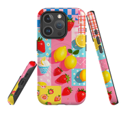 iPhone MagSafe Tough Case - Lemon Strawberry Icecream