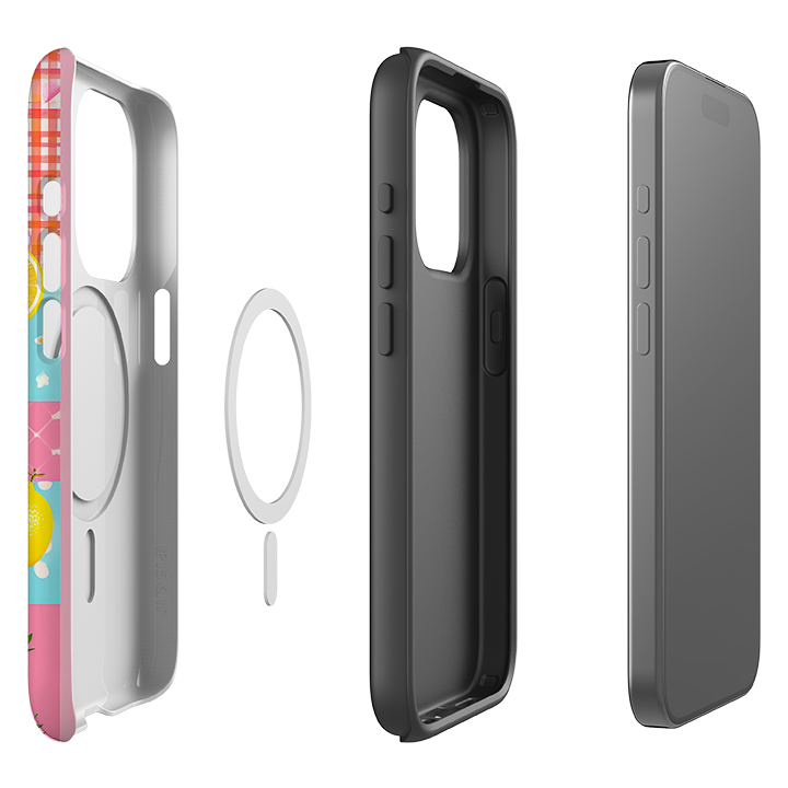 iPhone MagSafe Tough Case - Lemon Strawberry Icecream