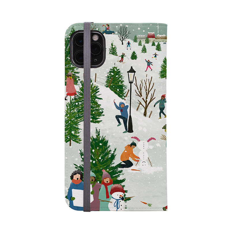 Let It Snow Wallet Case By Katherine Quinn