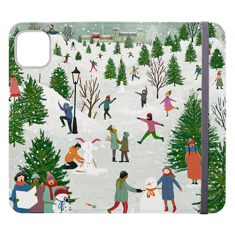 Let It Snow Wallet Case By Katherine Quinn