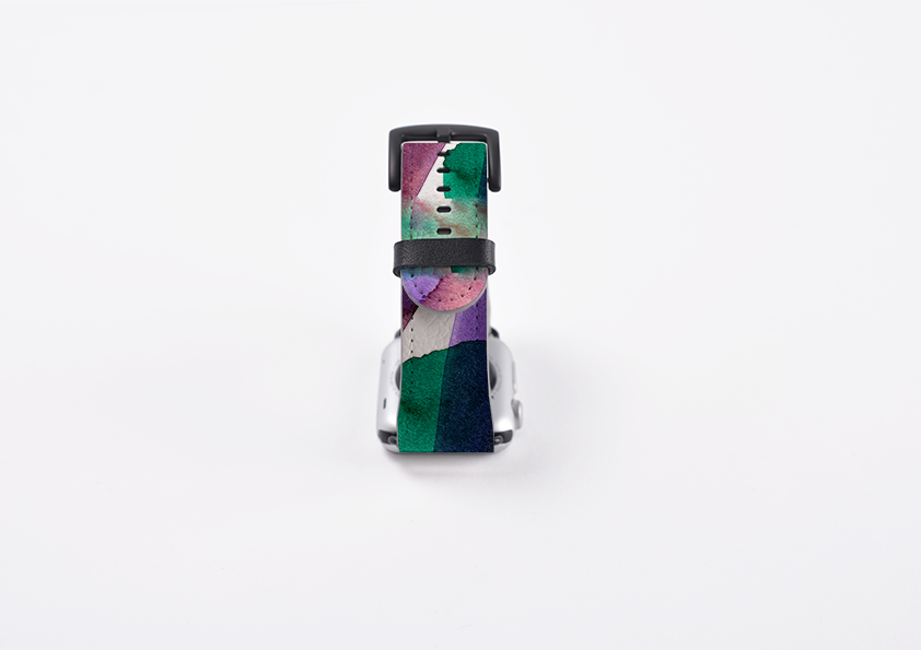 Lilac Brushes By Kitty Joseph Apple Watch Strap