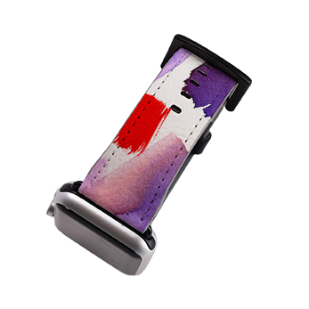 Lilac Brushes By Kitty Joseph Apple Watch Strap