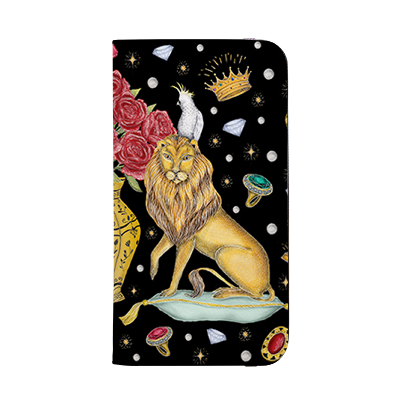 Lion And Vase By Catherine Rowe Wallet case