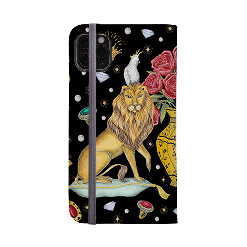 Lion And Vase By Catherine Rowe Wallet case